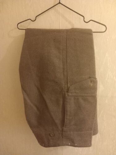 Original WW2 British Army Battledress Serge Trousers 46 Pattern Small Size  - Zdjęcie 1 z 11