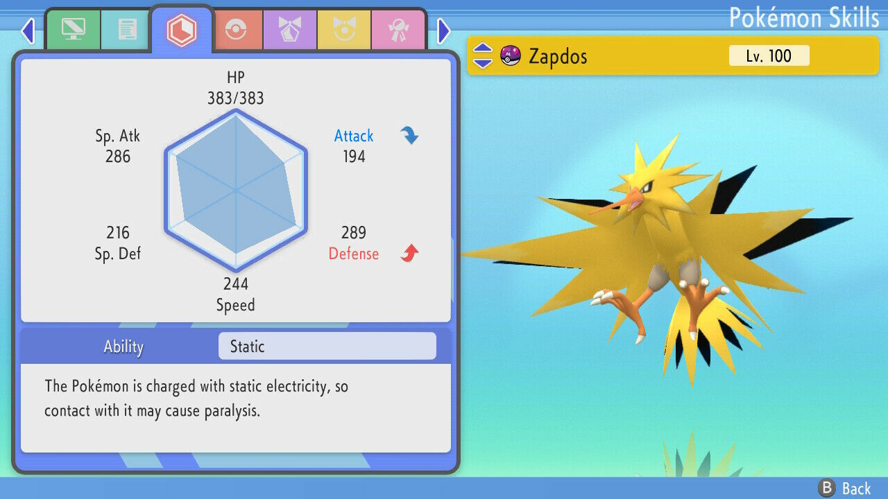 Nat Dex - Zapdos