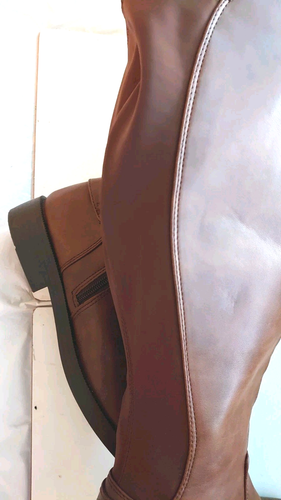 Simply Be Extra Wide Curvy Plus Calf Long stretch Boots Size UK 5 EU 38 US 7 - Picture 2 of 9