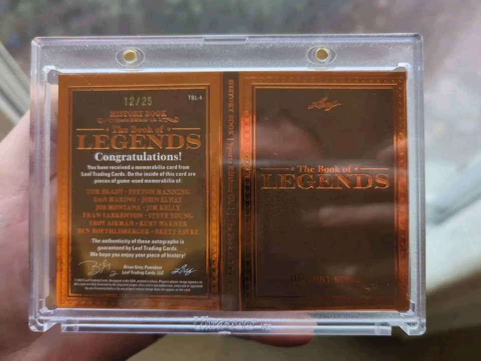 2023 叶子历史书体育版 Ch. 1 The Book Of Legends NFL #TBL-4 /25 — 第 2/4 张图片