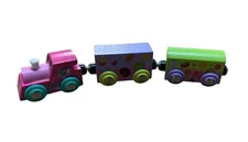 Jadore - Nature Wood Toys - Princess Train w/ Donut & Pastry Cars