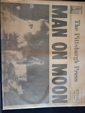 Man on Moon.  The Pittsburgh Press.  July 21, 1969. Late edition.