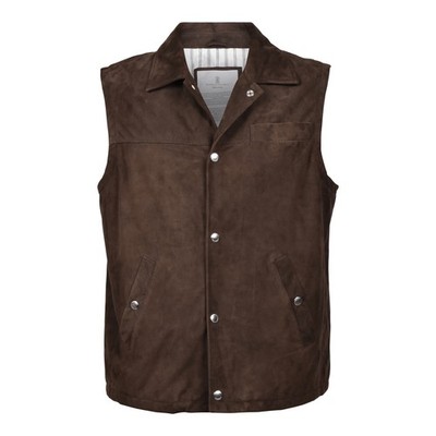 BRUNELLO CUCINELLI MEN'S 100% GENUINE SUEDE VEST/JACKET NWT MSRP $5720