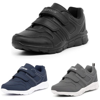 Herren Sportschuhe Klettverschluss Leichte Turnschuhe Sneaker Laufschuhe 41-46