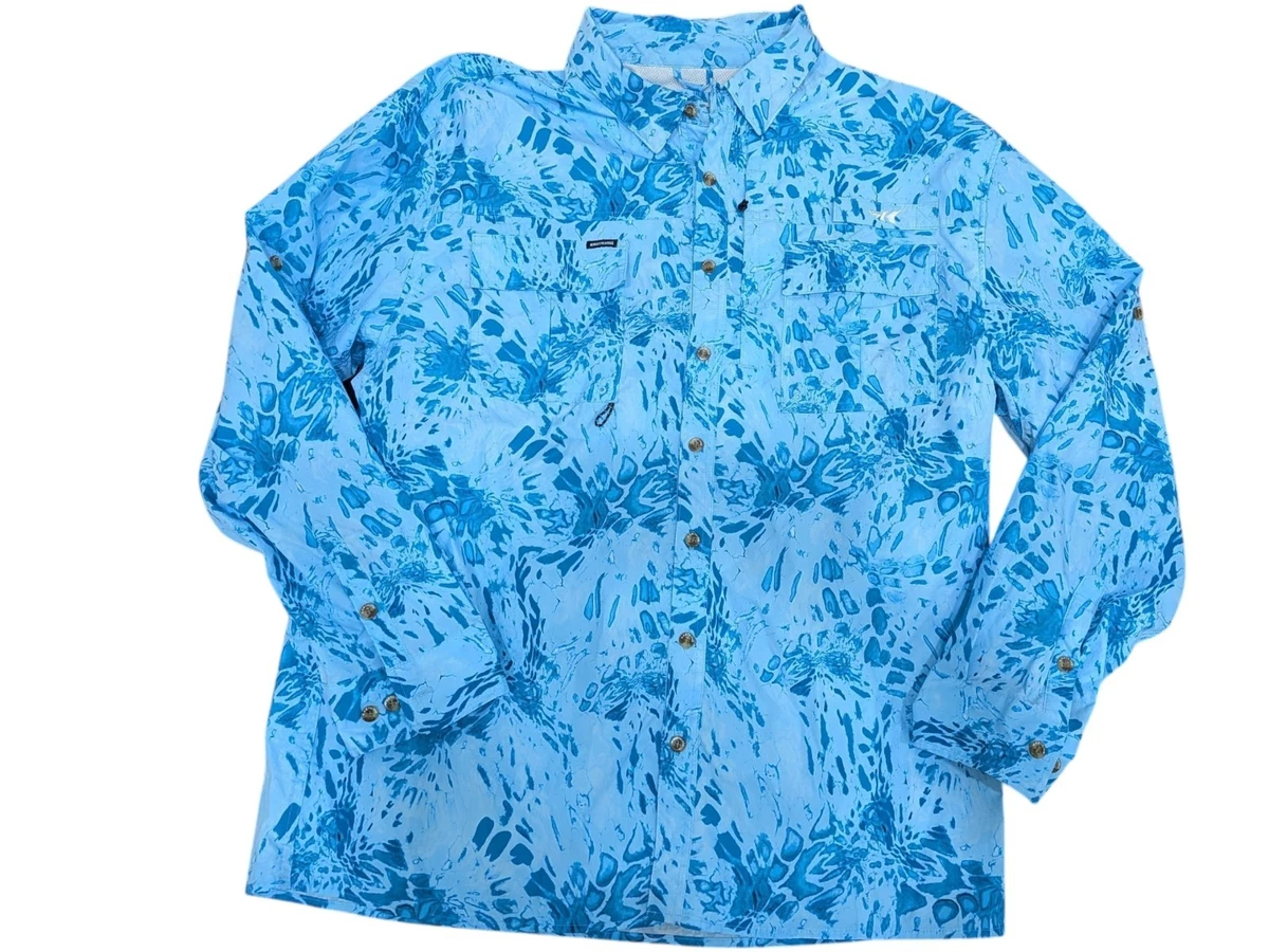 Lote de 3 camisas de pesca con botones XL Guy Harvey, Kastking