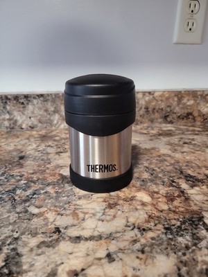 Thermos Stainless Steel Vacuum Insulated food jar ~10 oz Keeps Foods And Cold