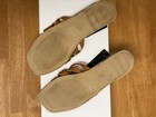 Steve Madden Brown Woven Slide Sandals Women’s 7.5 M Leather Slip-On — photo 6