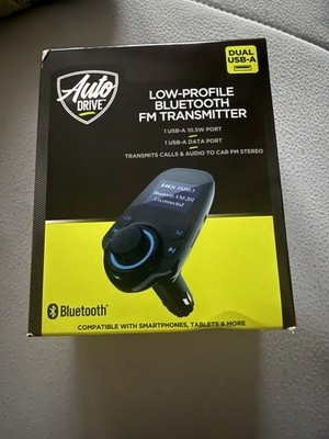 AUTO DRIVE Low profile bluetooth FM Transmitter