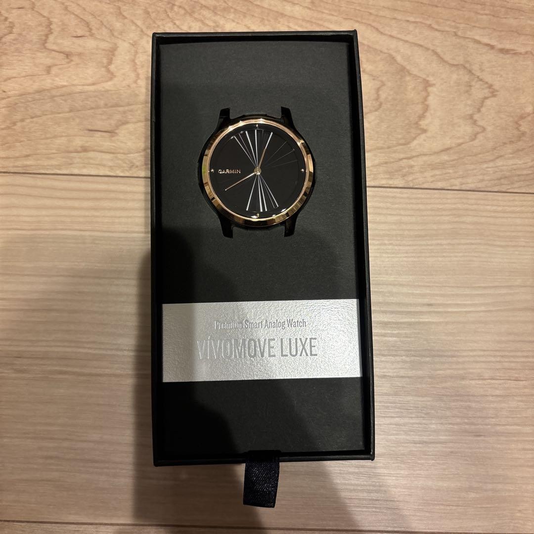 Garmin Vivomove Rose Gold Smartwatch with Mesh Band Rare Used Model-image