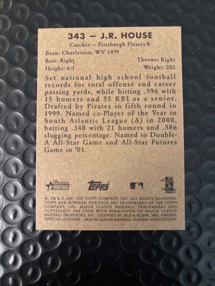 2001 Bowman Heritage 343 - Image 2 of 2