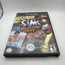 Sims Bustin' Out (Nintendo GameCube, 2003) Tested CIB Clean Disc! Tested