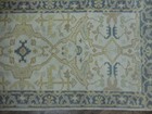 Turkish Oushak Rug, Modern Multicolored Handmade Bohemian Rug 2.8x6 Ft — photo 4
