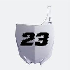 Adesivi Stickers NUMERO GARA 10x10 Per Moto Cross Go Kart Auto