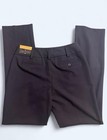 Worthington Women’s Black Solid Straight Leg Flat Front Dress Pants Size 4 — photo 2