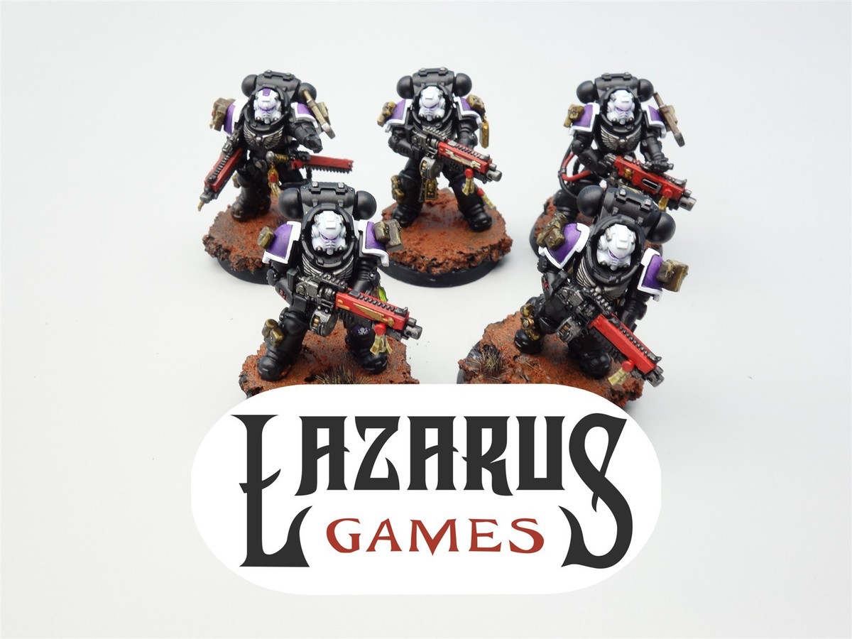 Warhammer 40K Space Marines Dark Krakens - Heavy Intercessors x5