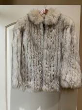 Gorgeous genuine Saga Fox fur jacket in excellent condition.