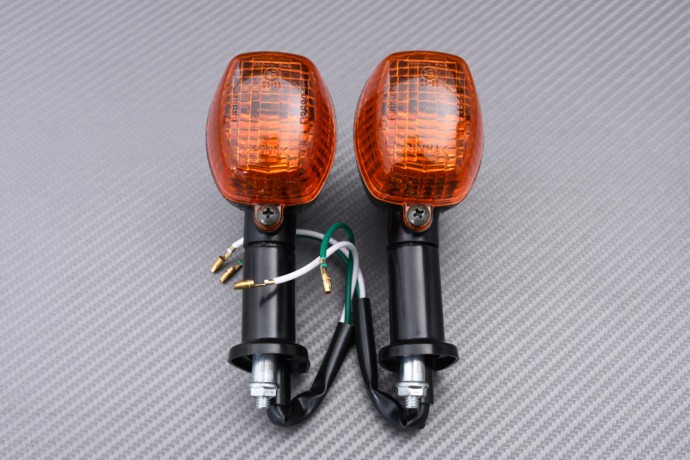 Clignotants arrière LED Kawasaki ER5 orange avec feux de signalisation moto 1997-2000