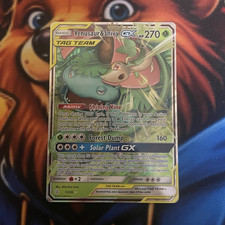 Pokémon Venusaur & Snivy GX TAG TEAM Holo 1/236 Cosmic Eclipse 270HP English on eBay