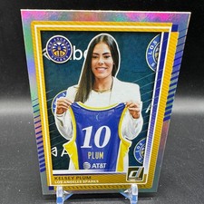 Kelsey Plum Silver Holo 2025 Panini Donruss WNBA SP #12 Los Angeles Sparks