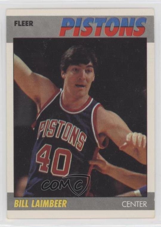 1987-88 Fleer Bill Laimbeer #61