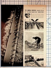 1937 Tour de France Magazine Page Josephine Baker Cycling Ephemera