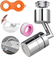720 Degree Swivel Kitchen Sink Faucet Aerator, Dual Function Filter Faucet He...