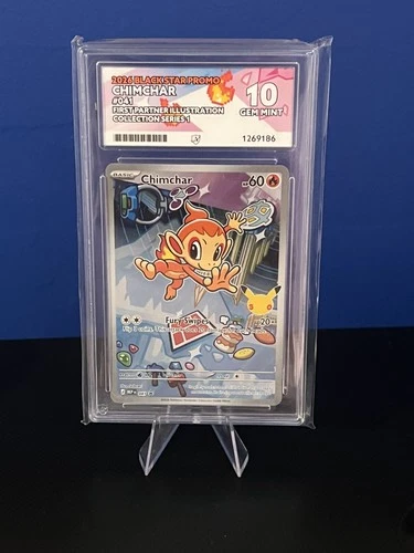 Pokémon TCG - First Partner - Chimchar 041 - Ace Grading 10 (Perfect Subgrades)