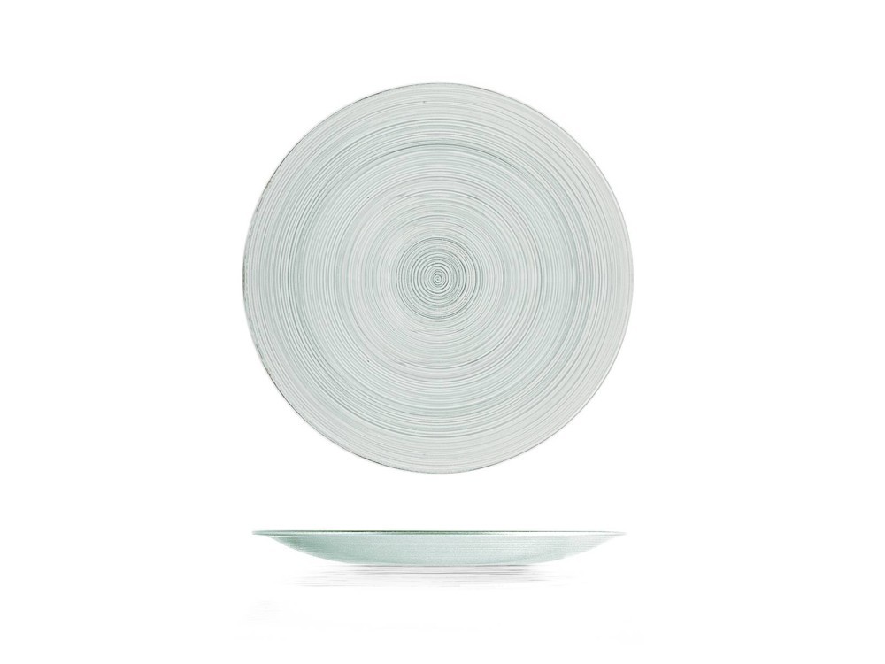 6 H&H Smoke Glass Fruit Plates 22