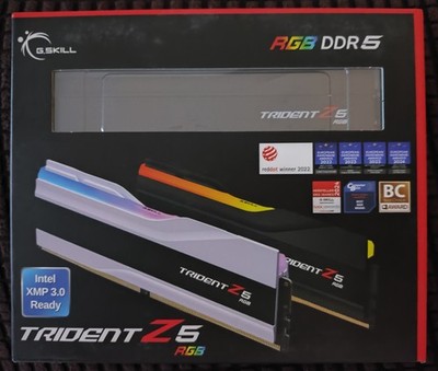 G.SKILL Trident Z5 RGB 64GB (2x32GB) DDR5-6400 RAM (F5-6400J3239G32GX2-TZ5RK)