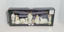 Euromarchi 8 Piece Holy Nativity Set 5" Christmas Figures made in Italy NEW