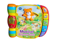 VTech Musical Rhymes Book 40 Songs, Melodies Sounds  Phrases 6-36 Mo.