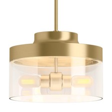 Kohler Lighting 27265-PE02 Purist 2 Light 13"W Pendant