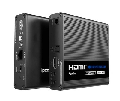 PremiumCord HDMI Extender 4K 60Hz bis 70 m über Cat6 Cat6A Cat7 mit IR