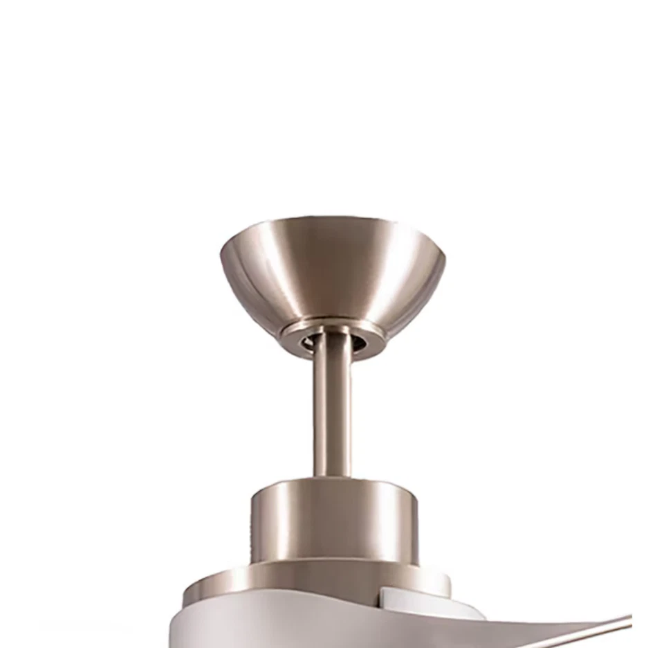 60" Minka Ceiling Fan Ormond 60-in Brushed Nickel w LED, Remote Control, - Image 4 of 4