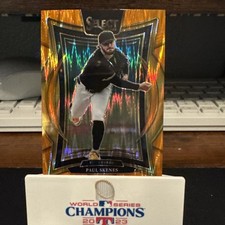 Panini 2025 Select Prizm Orange Flash Parallel Paul Skenes  #28