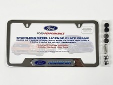 Ford Motorsport License Plate Frame-stainless Stee