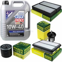 Inspektionskit Filter Liqui Moly ÖL 5L 10W-40 FüR Hyundai Santa Fé I Sm 2.7 V6
