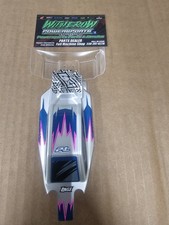 Losi Micro-B 1/24 Buggy 2WD Body Silver with Decals and Wing Los-1771