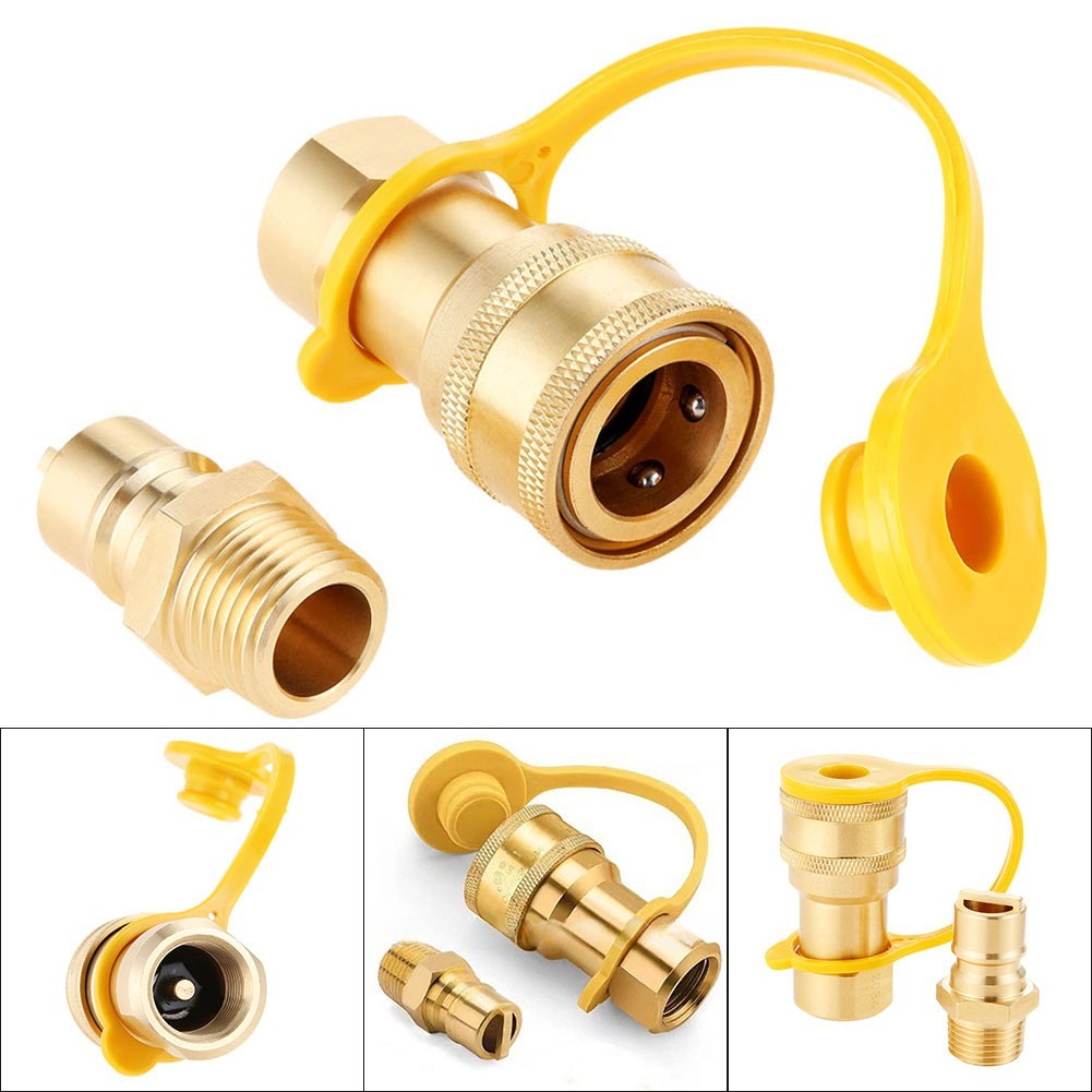 Secure and Reliable Brass Quick Connection Adapter for Low Pressure Use
