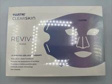 NIB Lustre Clear Skin Revive LED Mask -  2 wavelengths - Blue 465nm Red 640nm
