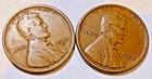 1920-S Lincoln Wheat 1c Pair~Fine / VF? ~ Get One Set Shown ~ Bargain! ~ C47