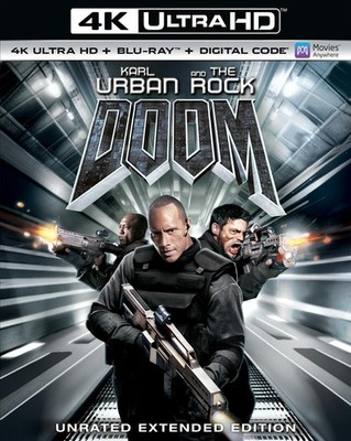 Doom - Unrated Extended Edition 4K UHD Blu-ray Karl Urban NEW