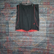 Vintage Y2K Nike mens black an red basketball shorts XL EUC