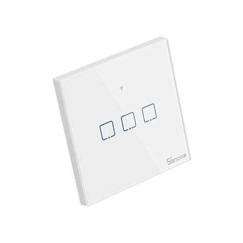 SONOFF Interruttore Luce Intelligente, WiFi Smart Touch Switch Interruttore Luce Parete Intelligente Funziona - Foto 3 di 5