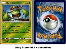 2018 Pokemon, S&M Ultra Prism, #12/156 Carnivine, Reverse Holo Common
