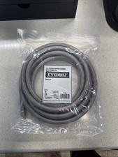 Everbilt 12 Ft. Polymer Braided Ice Maker Water Connector Hose Universal 1/4in