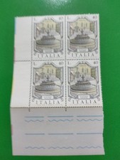 L. 40 - PERUGIA FONTANA MAGGIORE - QUARTINA 4 FRANCOBOLLI VALORI NUOVI