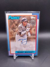 2025 Topps Series 2 Manny Machado 1990 Gold Autograph Auto /50 Padres A46