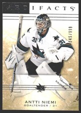 Antti Niemi #103 2014-15 Upper Deck Artifacts Ruby San Jose Sharks SN/499