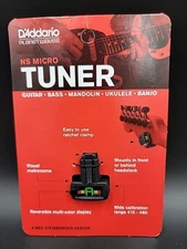 D'Addario PW-CT-12 Micro Headstock Tuner - Black